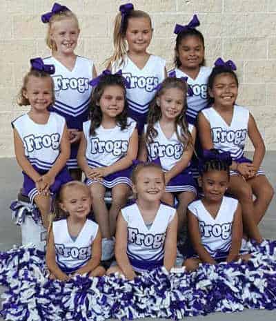 youth cheerleading in weatherford